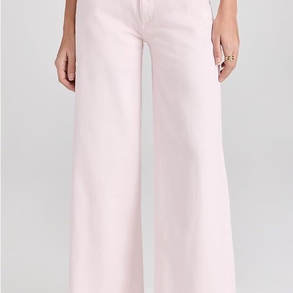 DL1961 Hepburn Wide Leg high waist vintage Pink Peony Jeans Size 26 - Picture 7 of 13